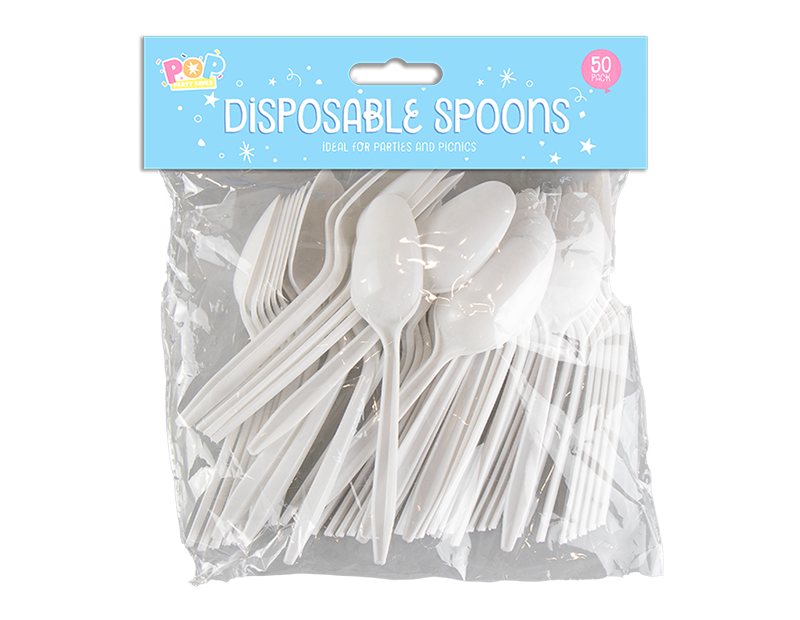 Plastic Spoons 50pk